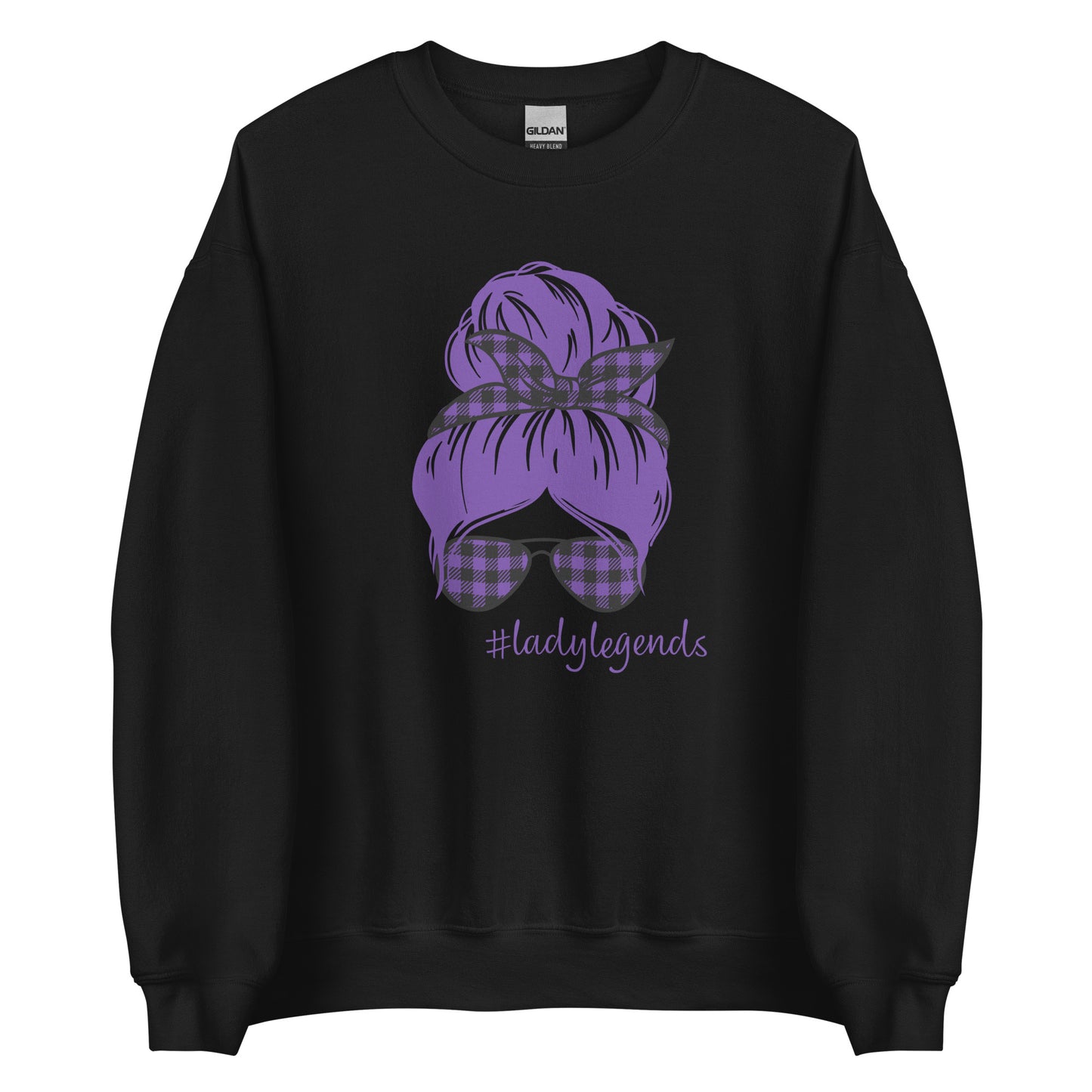 #LadyLegends Crew Neck Sweatshirt (Purple)