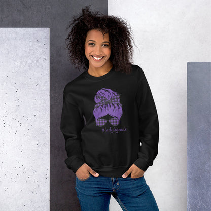 #LadyLegends Crew Neck Sweatshirt (Purple)