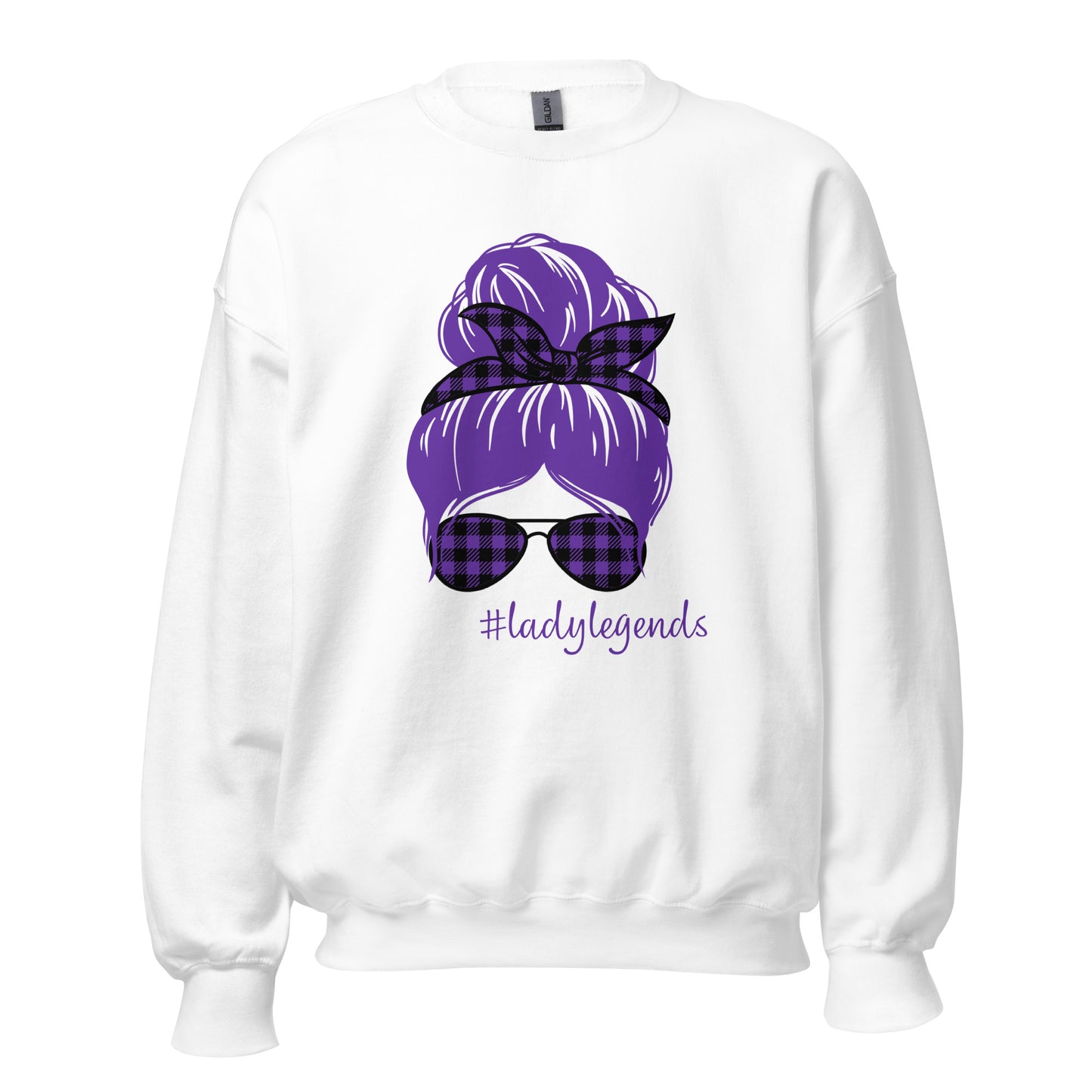 #LadyLegends Crew Neck Sweatshirt (Purple)