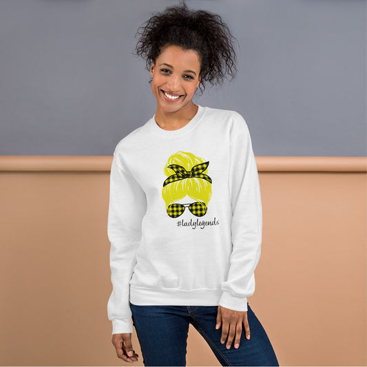 #LadyLegends Crew Neck Sweatshirt (Yellow)